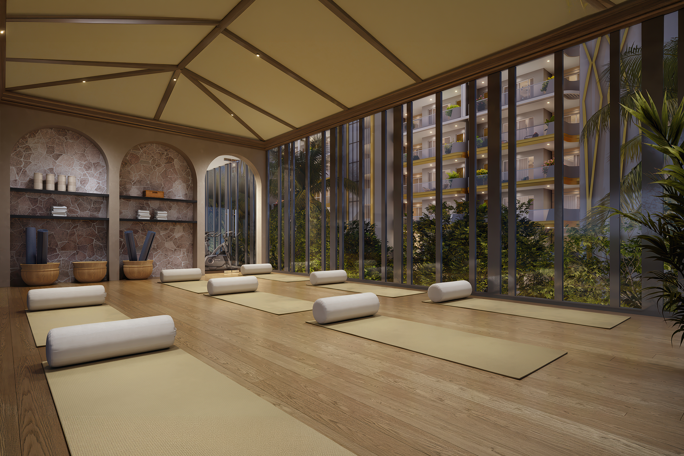 Yoga and wellness studio